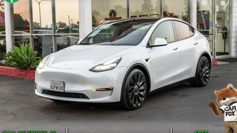 TESLA MODEL Y 2022 7SAYGDEF8NF348773 image